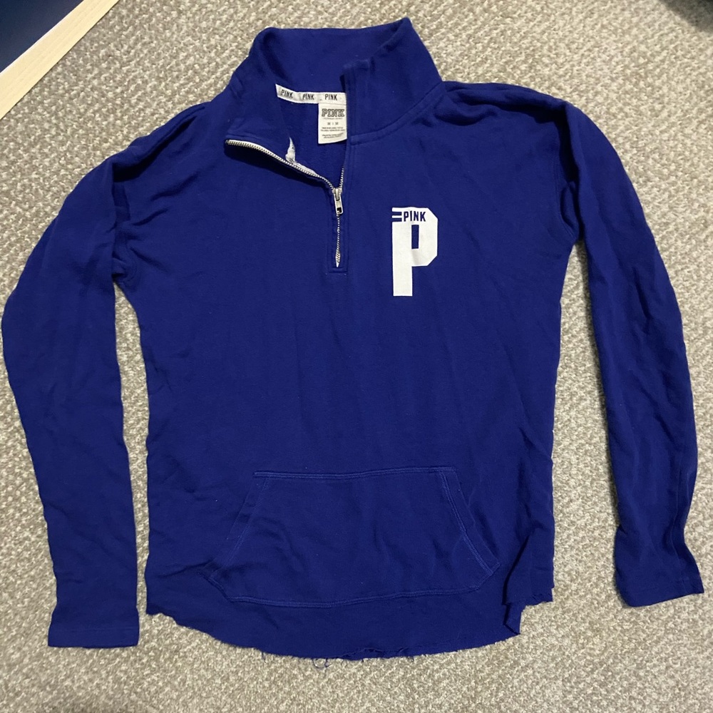 PINK quarter zip sweatshirt